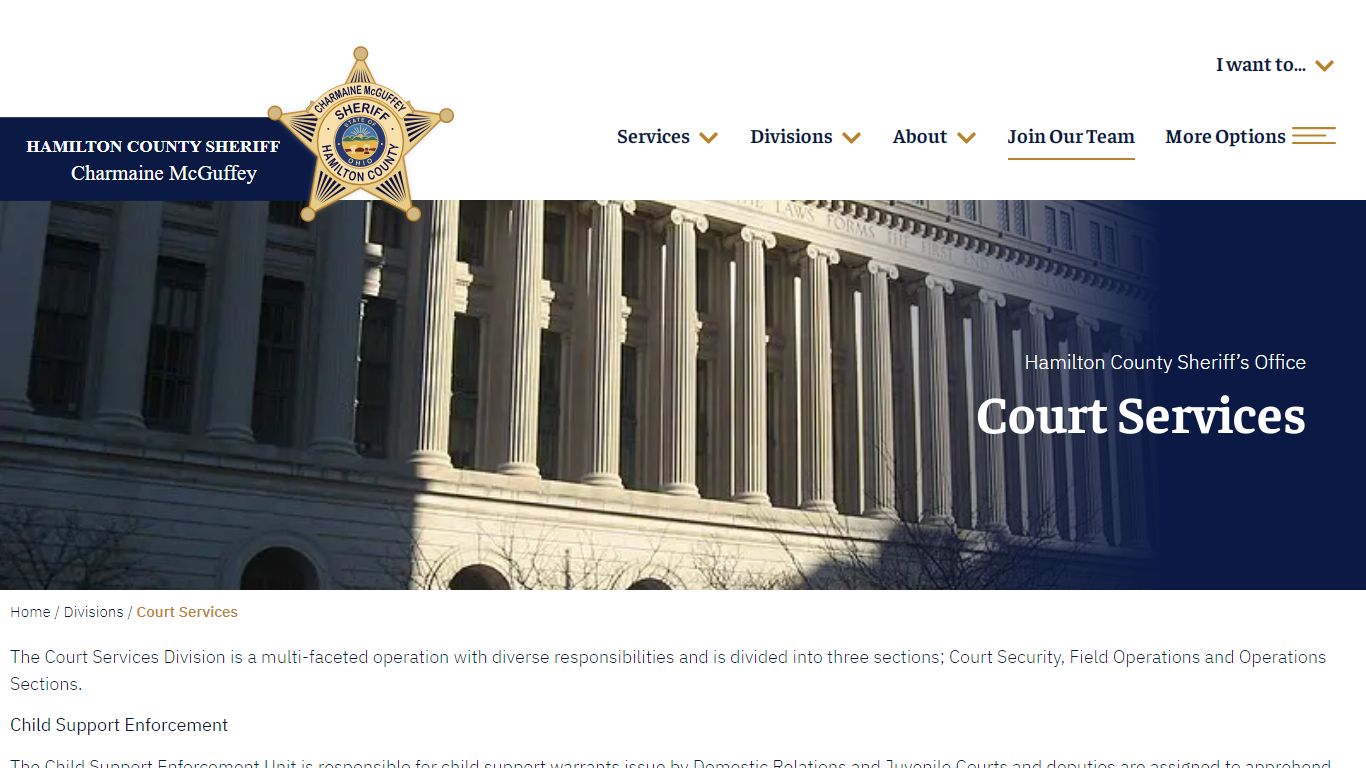 Court Services - Hamilton County Sheriff's Office